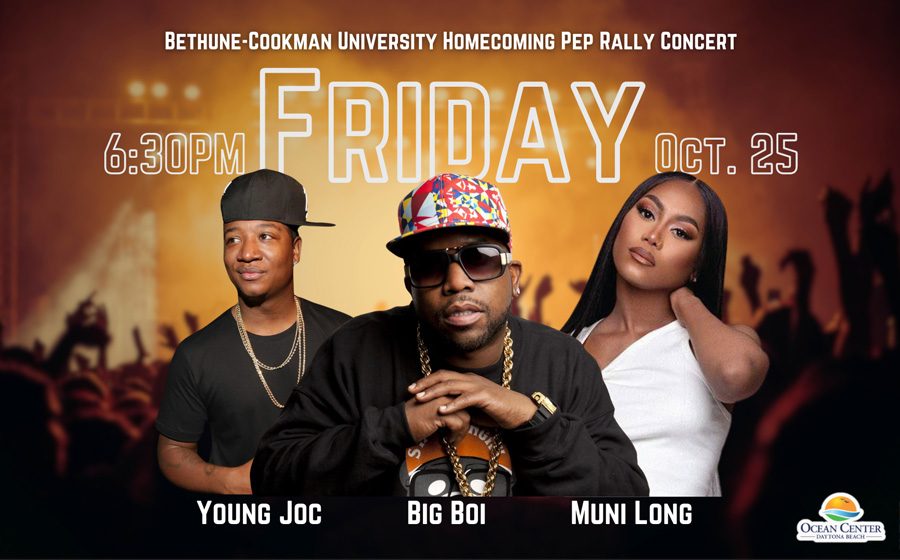 Big Boi, Muni Long & Young Joc Concert for Bethune Cookman University Homecoming Pep Rally